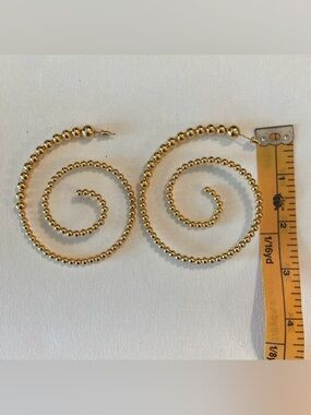 Lisa Freede 3” Hoop Earrings